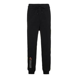 Брюки c/o virgil abloh men's black tape sweat pants black Off-White, черный