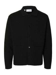 Вязаный кардиган SELECTED SLHMIKE, черный