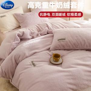 Disney Комплект постельного белья, 4 предмета, 1.5 спальный, пододеяльник 200x230 см