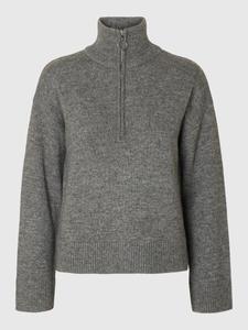 Свитер SELECTED, серый