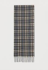 Шарф Jack & Jones JACGRAND CHECK WOVEN, Mocha Meringue/Light Brown