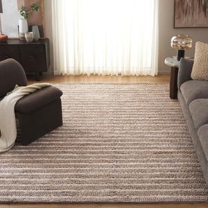 Ковер SAFAVIEH, 183 x 275 см, Natural Fiber Collection, Sage/Bleach, геометрический рисунок, идеально подходит для помещений с высокой проходимостью в гостиной, спальне, столовой (NFB779W)