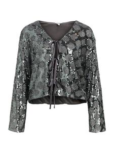 Блуза OBJECT, темно-серый