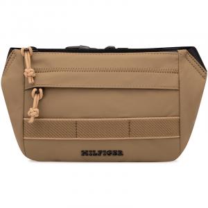 Tommy Hilfiger Полиамидная поясная сумка среднего размера мужская разноцветная, Khaki RBT