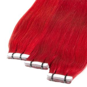 Накладные волосы tape extensions premium echthaar #0/44 rot intensiv Hair2Heart, 50cm, количество 1 шт.