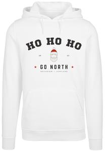 Пуловер F4NT4STIC Hoodie Ho Ho Ho Santa Weihnachten PLUSSIZE, белый