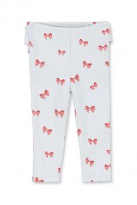 Леггинсы из хлопка SUI FRILL PANTS GOTS Konges Sløjd, синий