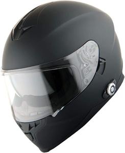 Шлем мотоциклетный Martian Bluetooth, синий / черный