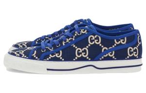 GUCCI Теннисные кроссовки 1977 low 'gg monogram blue'