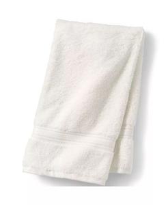 Полотенце для рук премиум-класса Lands' End Supima хлопковое, слоновая кость/кремовый