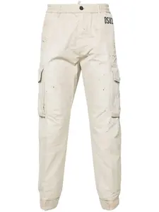 Зауженные брюки карго D2 Stamps DSQUARED2, нейтральный