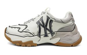 Кроссовки Big Ball Chunky унисекс, низкие, серые/светло-зеленые MLB, Light Gray