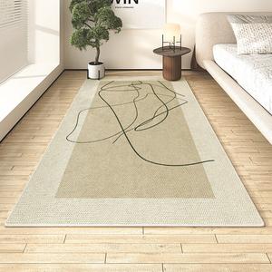 AOVOC Ковер 100х200 см для спальни/гостиной в античном французском стиле, прикроватный