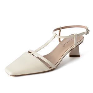 TATAYA Женские туфли на массивном каблуке 5 см экрю, цвет Ecru