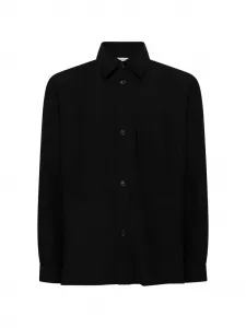 Рубашка-овершот с двумя карманами Laneus, черный
