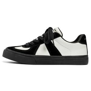 Износостойкие, легкие, увеличивающие рост, низкие мужские кроссовки для скейтбординга MIIOW, White Black