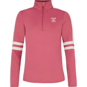 Флис Protest Prue half zip, розовый