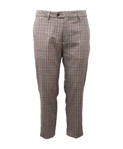 Клетчатые брюки с эластаном для мужчин Scotch & Soda, серый