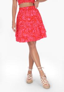 Юбка А-силуэта IZIA, красный