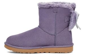Ботинки зимние женские UGG Bailey с бантиком, фиолетовый