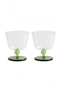 Набор стаканов-лепестков 200 мл, 2 шт. &K Amsterdam, зеленый