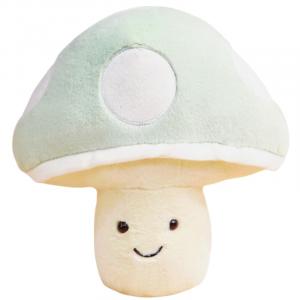 Плюшевая игрушка гриб, высота 22см, длина 22см Mise, светло-зеленый