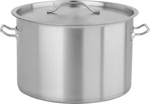 Профессиональная низкая кастрюля 36x24 см 24 литра с крышкой TRIZERATOP