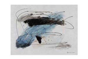 Акриловая картина ручной работы KUNSTLOFT Cold Touch, черный/золотой