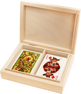 Фольклорные Игровые Карты Piatnik Lux В Деревянной Коробке *