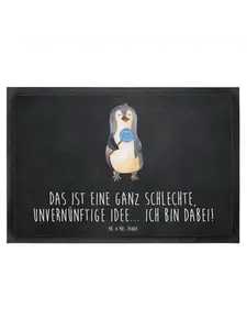 Коврик для ног Mr. & Mrs. Panda, цвет kreidetafel