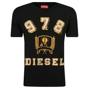 Футболка стандартного кроя Diesel, черный