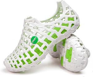 Водные туфли женские и мужские, сандалии, пляжная обувь, повседневные сетчатые легкие наружные массажные летние тапочки Asifn, белый