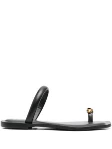 Босоножки, украшенные стразами TWINSET, черный