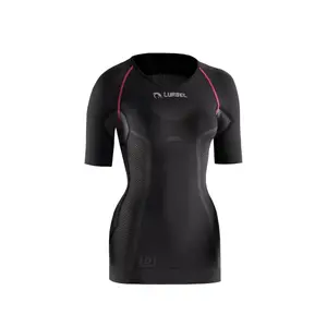Женская терморегулирующая футболка Cristallo с короткими рукавами W Lurbel, чёрный