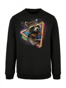 Толстовка F4NT4STIC Marvel Guardians of the Galaxy Neon Rocket, черный