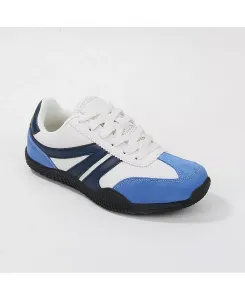 Лаконичные кеды Larson Retro на шнуровке BERNESS, мультиколор