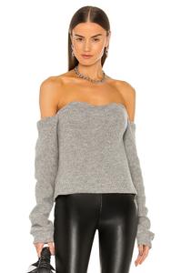 Мандана топ Rta, цвет lead crystal