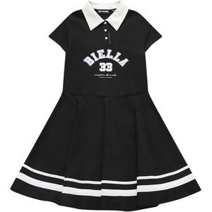 FILA Женские шорты-платье с рукавами, цвет Black