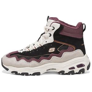 Кроссовки женские DLITES Lifestyle С высоким берцем Черного / Фиолетового цвета Skechers