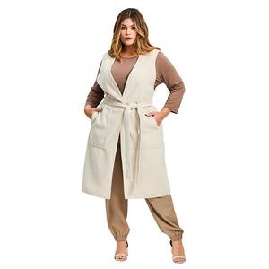 Женский жилет Nova Longline plus size Avenue, Oatmeal Marle