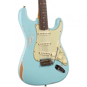 Fender Custom Shop LTD 1964 L-Series Stratocaster Heavy Relic состаренный Daphne Blue (855)