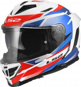 Шлем LS2 ff818 storm iii komai, White/Blue/Red