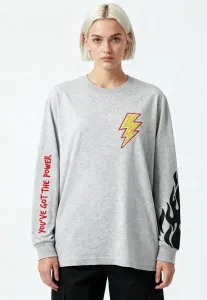 Футболка с длинными рукавами Mira Paris, Mottled Grey