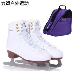 HEAD Коньки HanshuF200 утепленные с плюшевым принтом для детей и взрослых, фигурные, роликовые, хоккейные, F200 + сумка Purple, размер 36