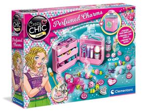 Clementoni, Crazy Chic, Креативный набор для создания ароматных украшений с коробочкой в ​​форме парфюма