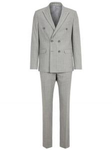 Приталенный костюм Steffen Klein, светло-серый