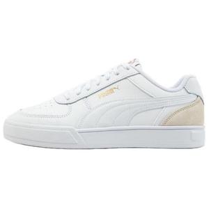 Кроссовки Puma Caven Skateboarding Shoes Unisex Low-top White/gold, белый/золотой