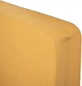 Простыня "Лина" - охра - стираный лен 140х190 см - Atmosphera créateur d'interieur ATMOSPHERA CREATEUR D’INTERIEUR