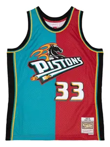 Топ Grant Hill NBA Detroit Pistons 1999 Swingman Mitchell & Ness, красный