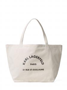 Karl Lagerfeld Шоппер 'Rue St-Guillaume' в цвете Natural White